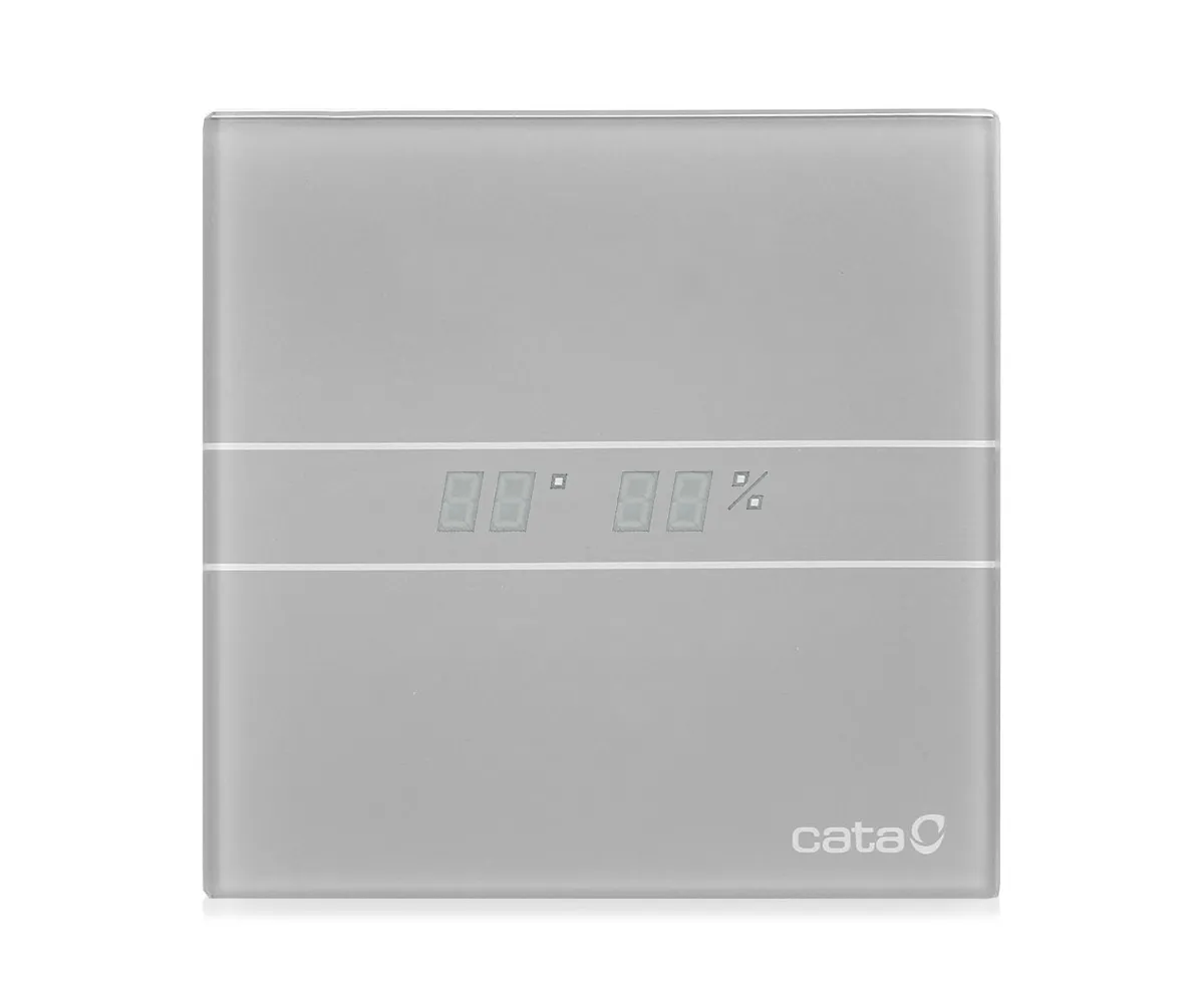 Вентилятор CATA E-100 GST GLASS SILVER TIMER (5) купить