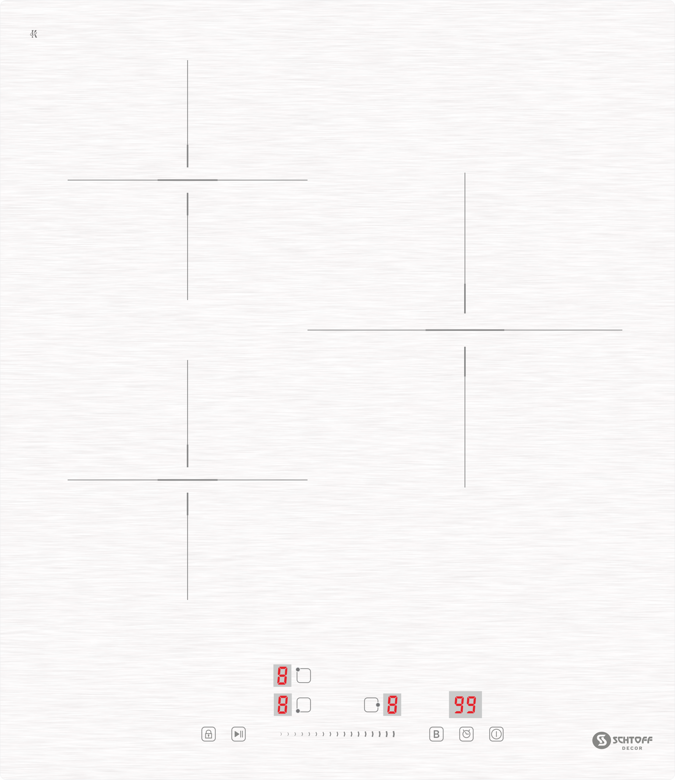 Варочная поверхность SCHTOFF IT4603 White купить