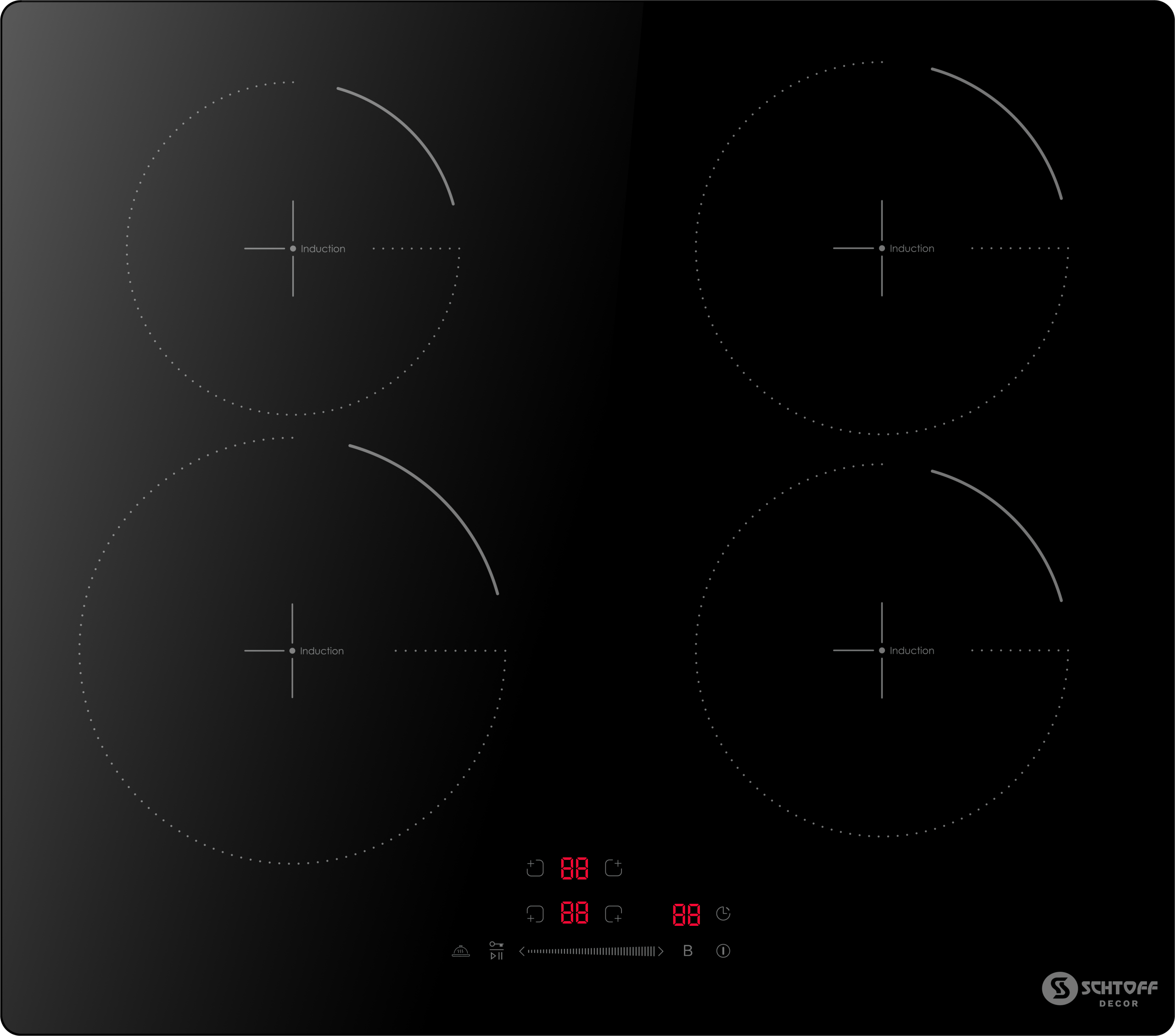 Варочная поверхность SCHTOFF I60H11 Black купить