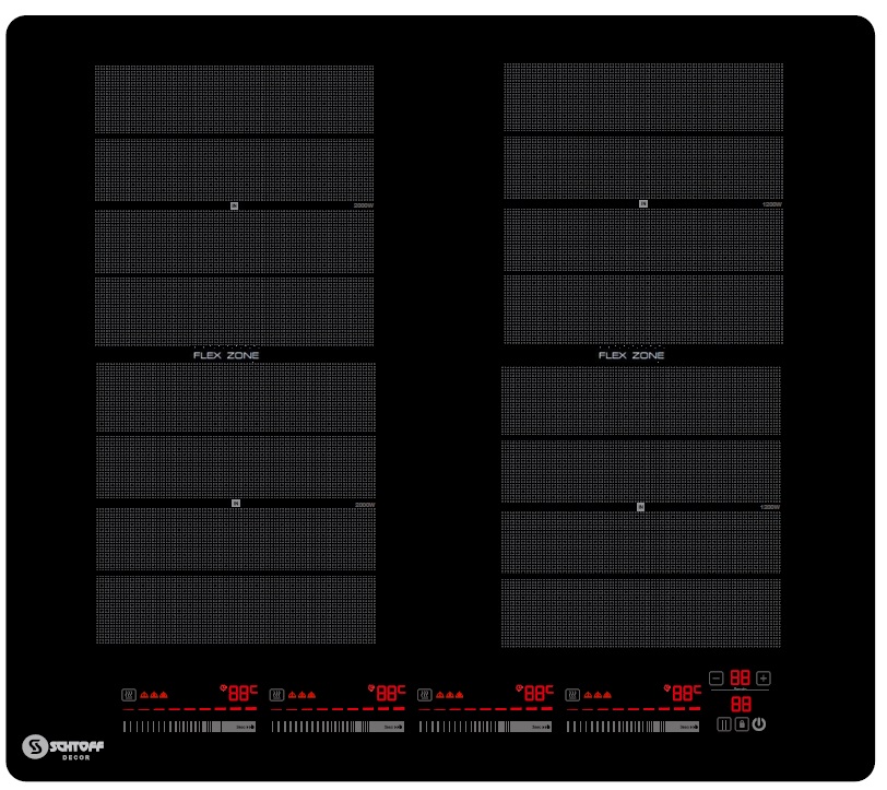 Варочная поверхность SCHTOFF IF7007 Black купить